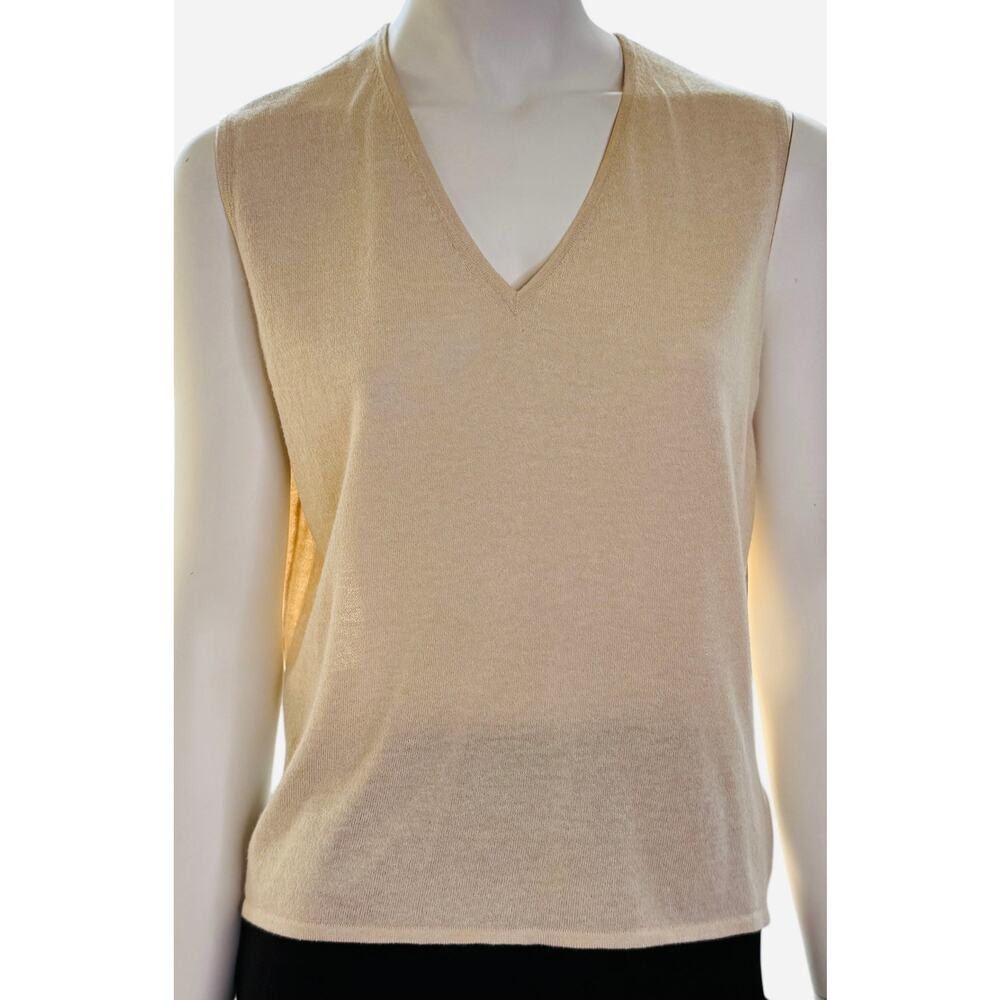 Chanel Beige Cotton-Cashmere Twin Set – Size FR 46 (US 12) - Picture 8 of 16